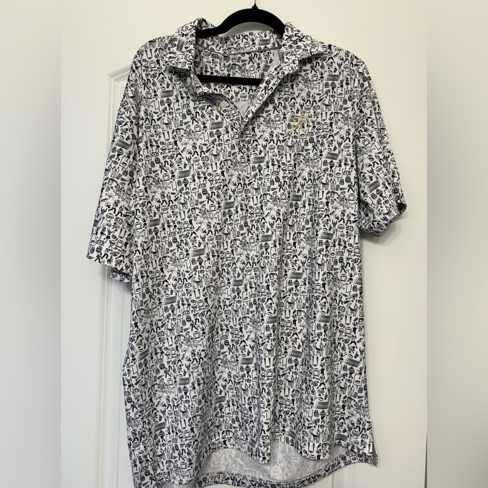 Johnnie-O Wake Forest graphic polo